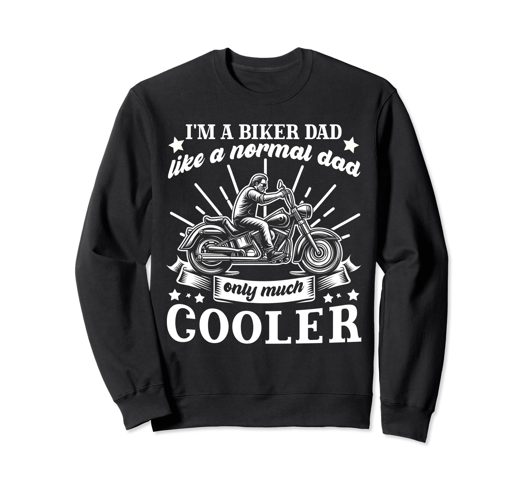 Im Biker Dad Funny Motorcycle Rider Sweatshirt - Aesthetic Graphic Unisex - T-Shirt, Sweatshirt, Hoodie