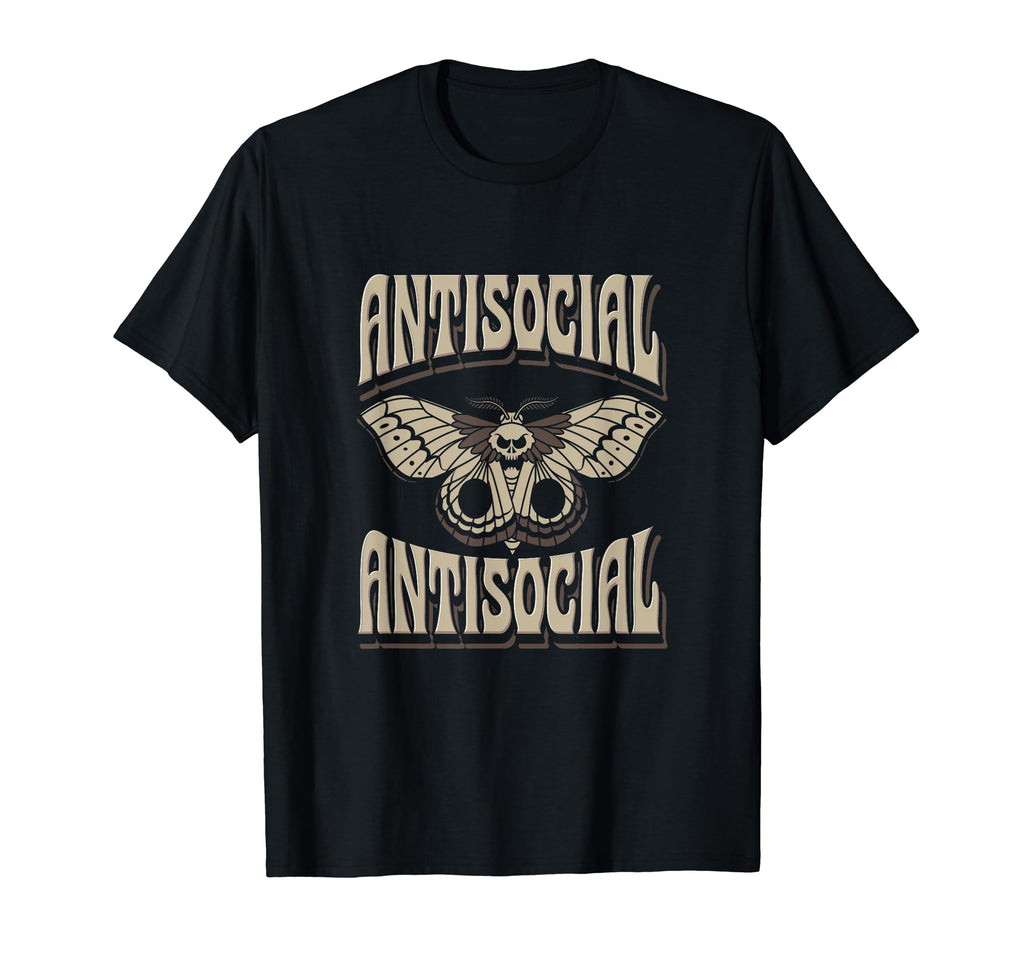 Antisocial Butterfly Solitude T-Shirt - Casual Everyday Wear Men Women - T-Shirt, Sweatshirt, Hoodie