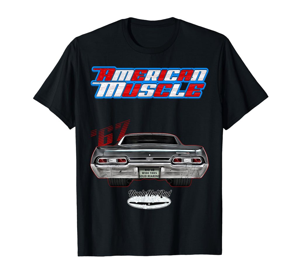 1967 Impala Muscle Car Hot Rod T-Shirt - Minimalist Print Men Women - T-Shirt, Sweatshirt, Hoodie