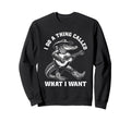 Cowboy Crocodile Guitar Funny Sweatshirt - Aesthetic Graphic Unisex - T-Shirt, Sweatshirt, Hoodie