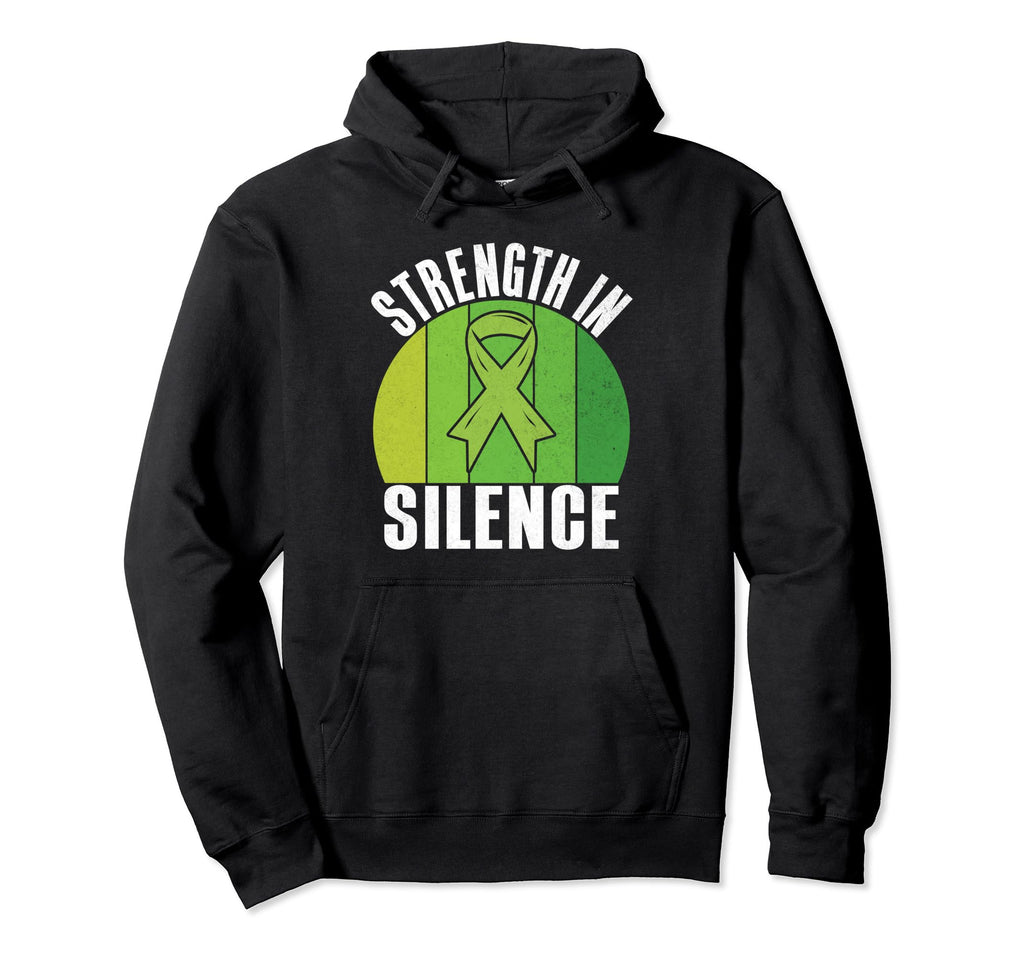 Strength Silence Mental Health Hoodie - Custom Art Print Men Women - T-Shirt, Sweatshirt, Hoodie