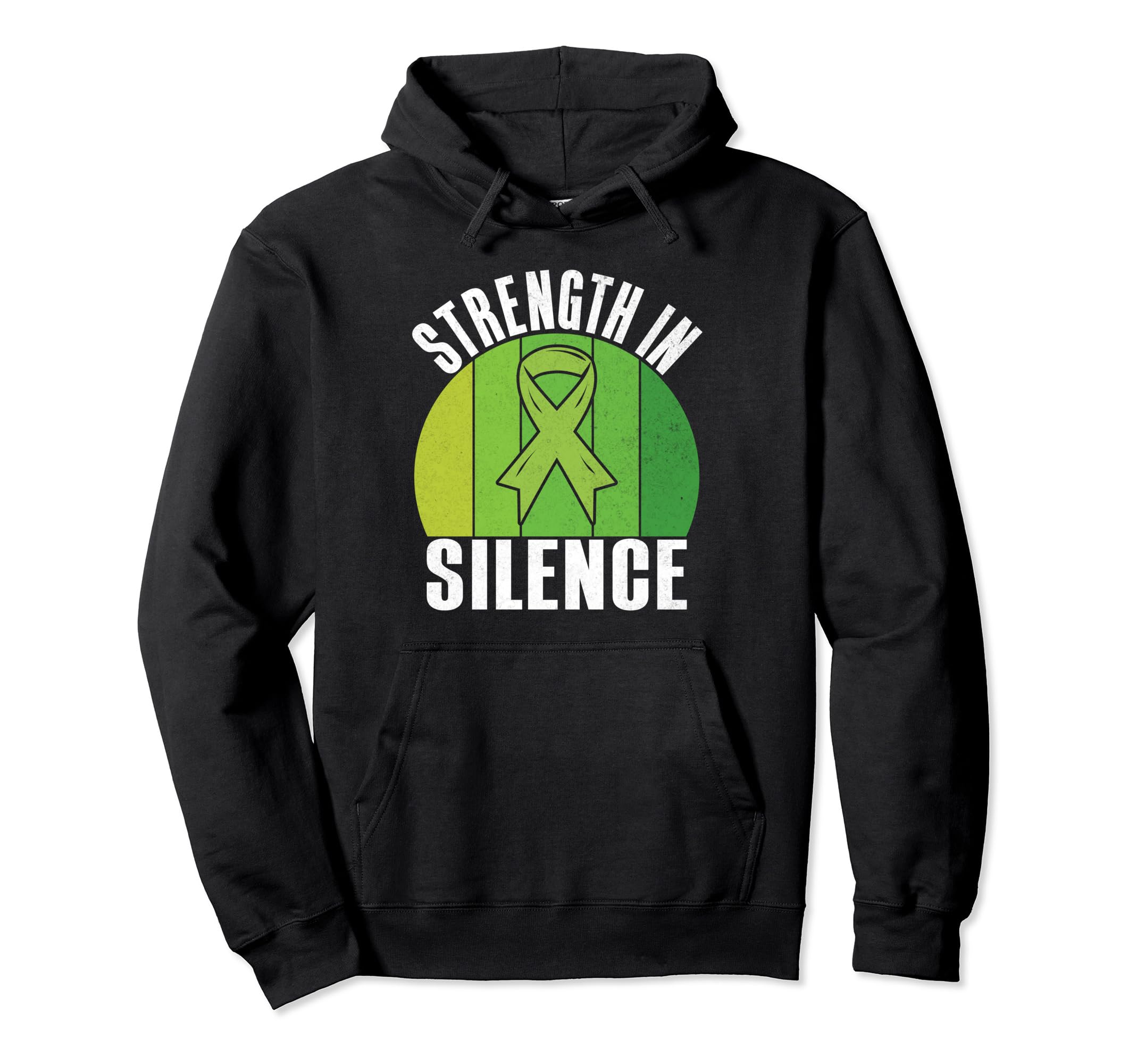 Strength Silence Mental Health Hoodie - Custom Art Print Men Women - T-Shirt, Sweatshirt, Hoodie