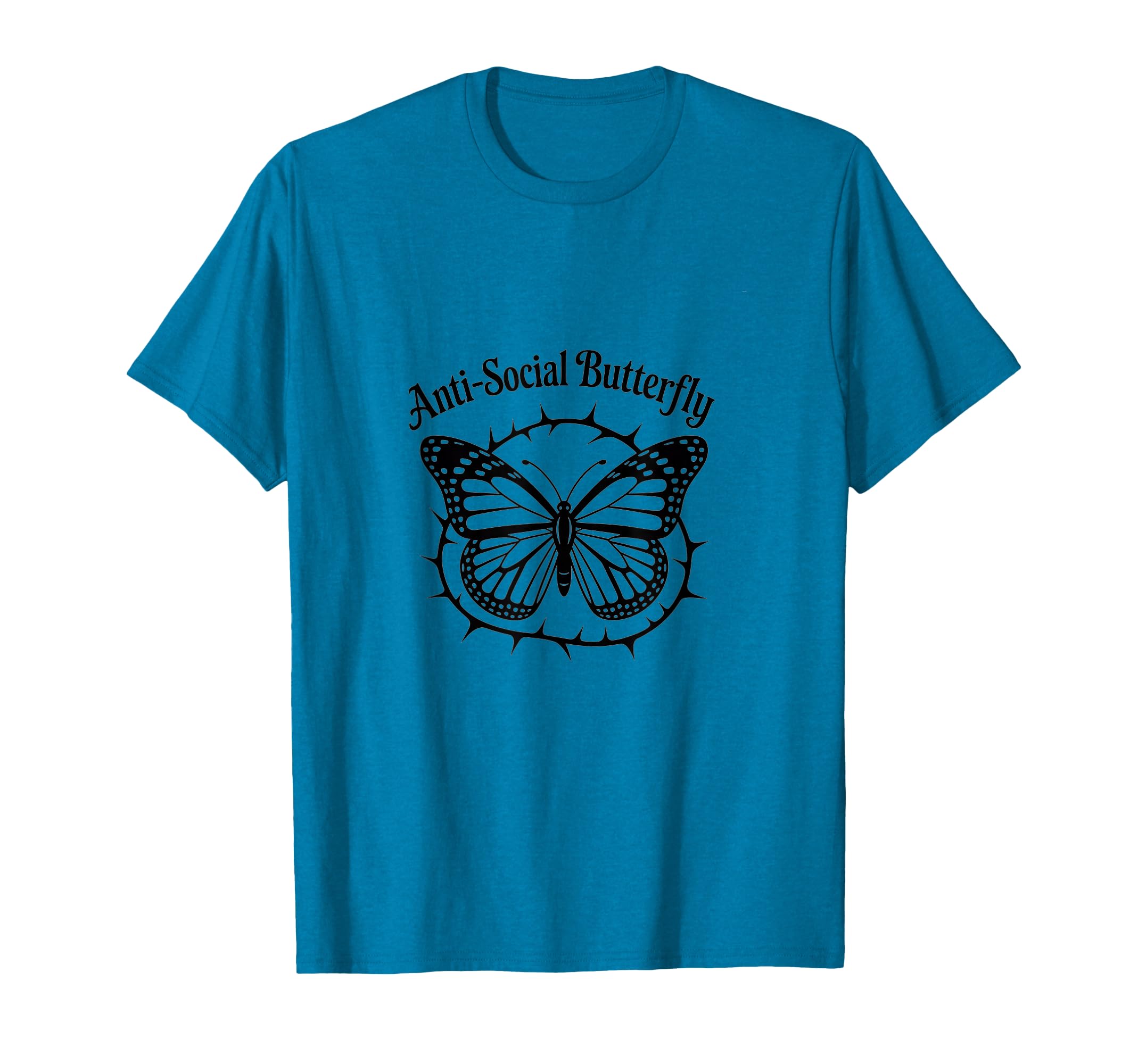 Antisocial Butterfly Aesthetic Gothic T-Shirt - Unique Graphic Men Women - T-Shirt, Sweatshirt, Hoodie