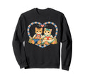 Country Cats And Hearts 80S Sweatshirt - Aesthetic Graphic Men Women - T-Shirt, Sweatshirt, Hoodie