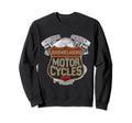 1974 Shovel Head Motorcycle Sweatshirt - Fun Novelty Design for Adults - T-Shirt, Sweatshirt, Hoodie