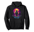 Synthwave Astronaut Cyberpunk 80S Sci Fi Hoodie - Unique Graphic Men Women - T-Shirt, Sweatshirt, Hoodie
