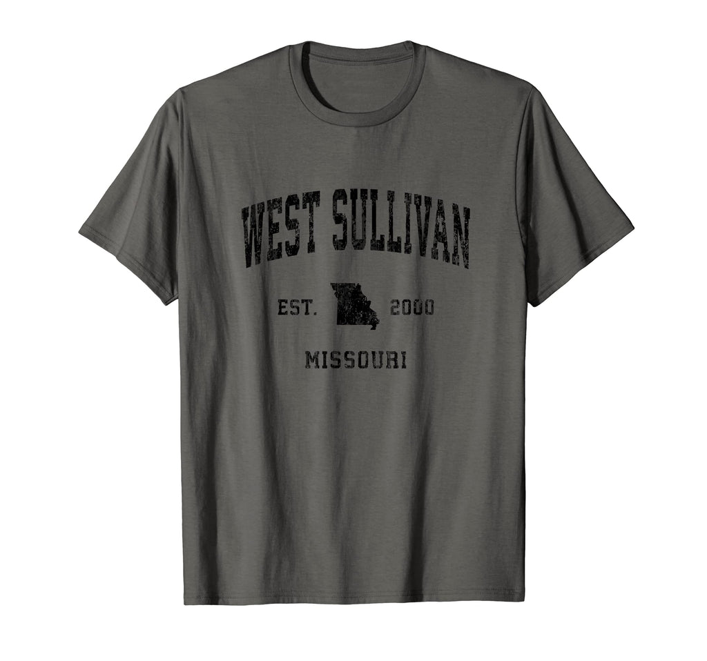 West Sullivan Missouri Mo Athletic T-Shirt - Custom Art Print for Adults - T-Shirt, Sweatshirt, Hoodie