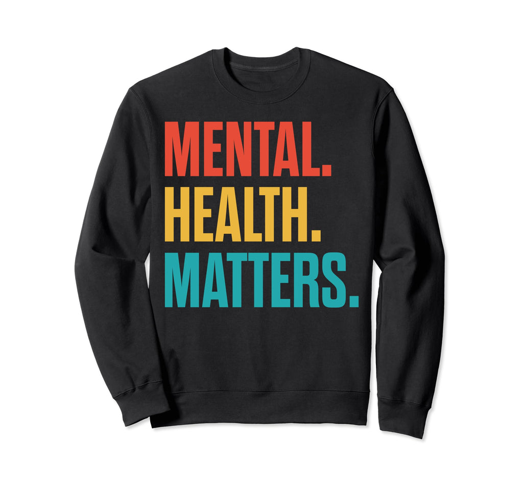 Green Ribbon Mental Health Matters Sweatshirt - Aesthetic Graphic Unisex - T-Shirt, Sweatshirt, Hoodie