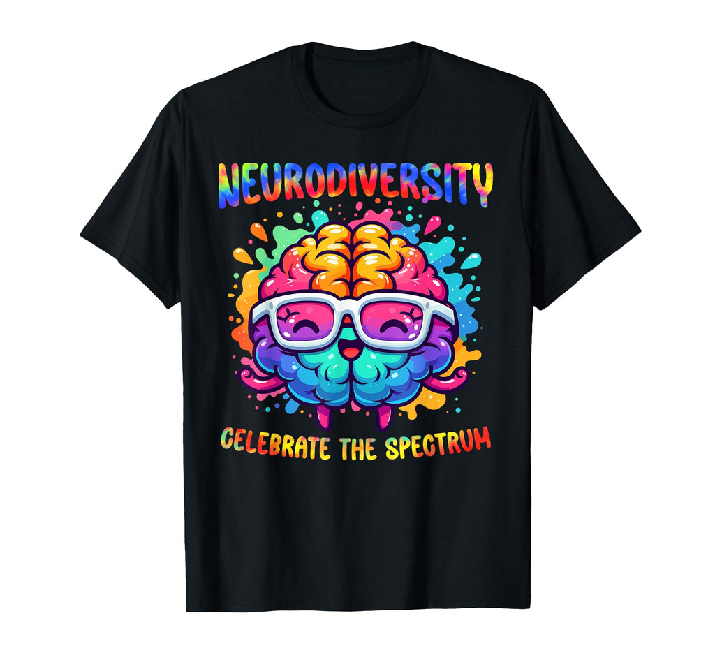 Neurodiversity Brain Autism T-Shirt - Aesthetic Graphic for Adults - T-Shirt, Sweatshirt, Hoodie