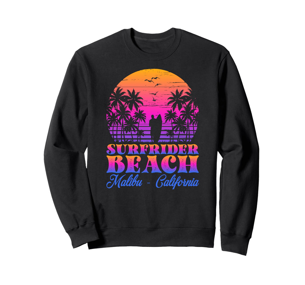 Waves Sunsets Surfrider Beach Sweatshirt - Streetwear Style Men Women - T-Shirt, Sweatshirt, Hoodie