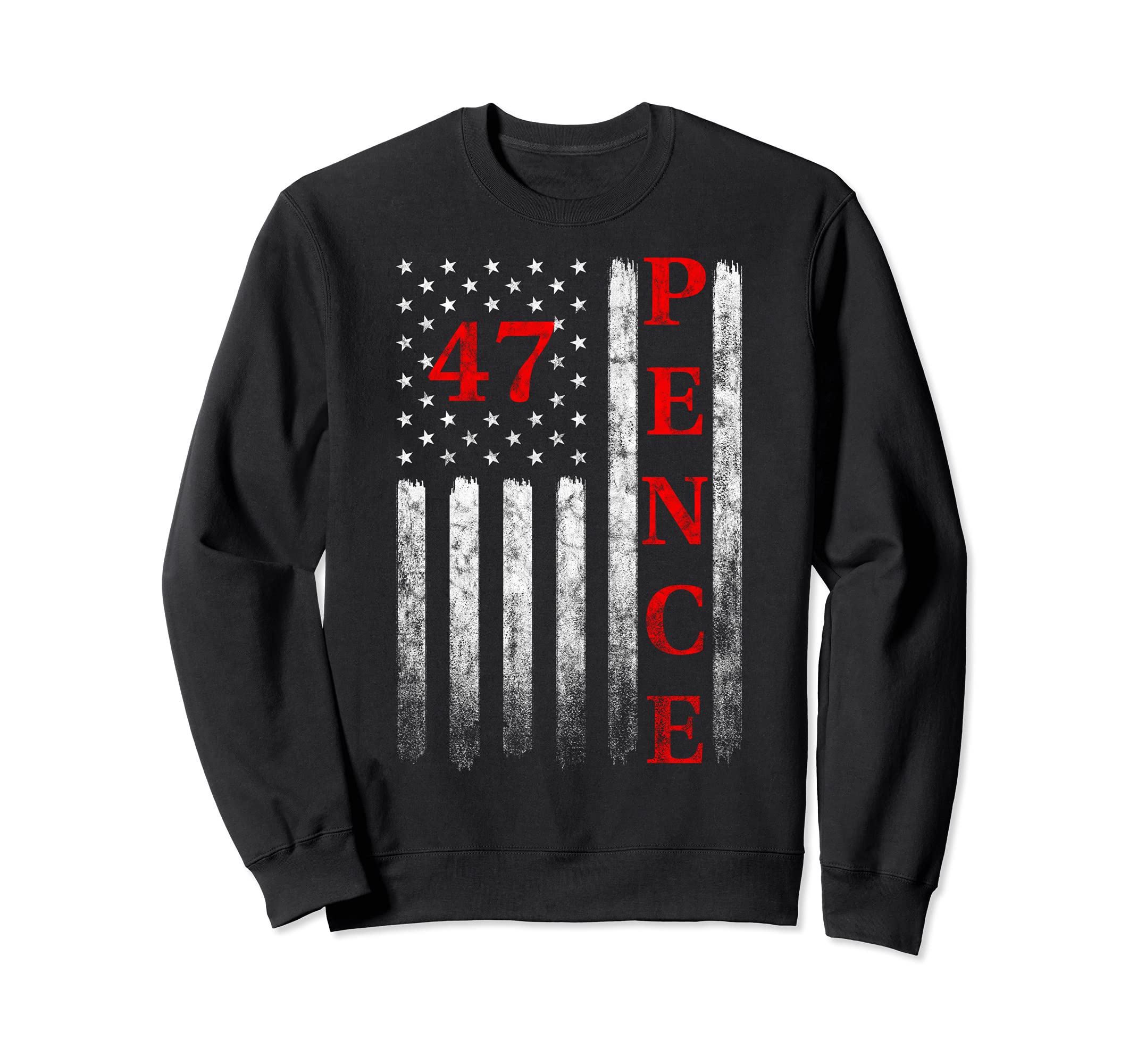 2024 Mike Pence American Flag Faded Sweatshirt - Unique Graphic Men Women - T-Shirt, Sweatshirt, Hoodie