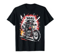 Raccoon Biker Riding Motorcycle T-Shirt - Streetwear Style for Adults - T-Shirt, Sweatshirt, Hoodie