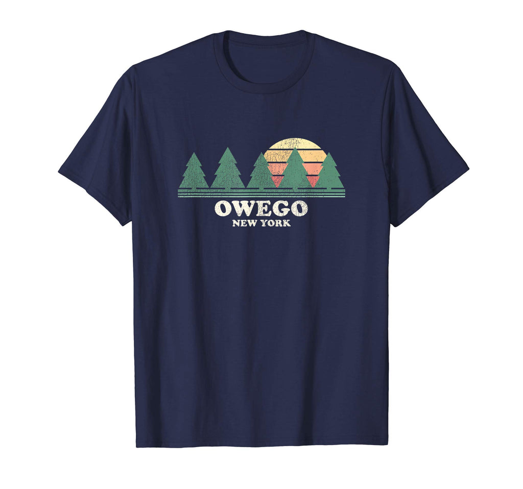 Owego Ny Throwback 70S T-Shirt - Trendy Graphic for Adults - T-Shirt, Sweatshirt, Hoodie