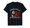 Disco Balls And Dragon Calls Fantasy Party T-Shirt - Graphic Print Unisex - T-Shirt, Sweatshirt, Hoodie