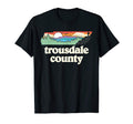 Trousdale County Tennessee Outdoors T-Shirt - Minimalist Print for Adults - T-Shirt, Sweatshirt, Hoodie
