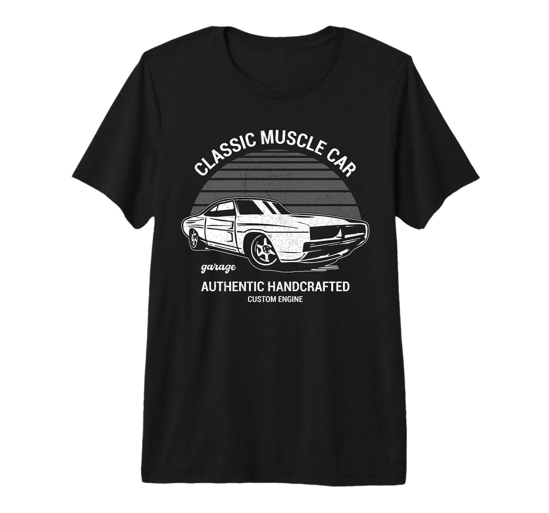 Old Garage Cars Lover Enthusiast Car Guys T-Shirt - Graphic Print Unisex - T-Shirt, Sweatshirt, Hoodie