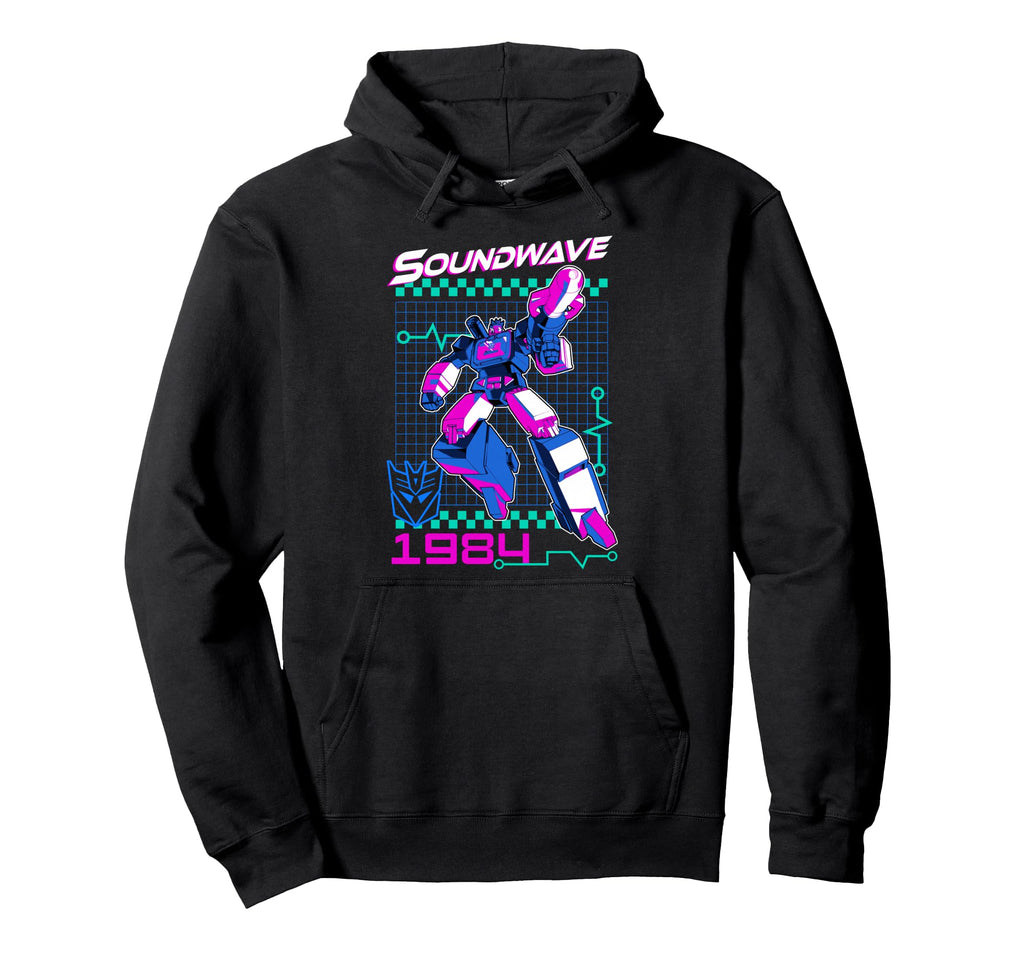 Transformers Soundwave 1984 Grid Logo Hoodie - Custom Art Print Unisex - T-Shirt, Sweatshirt, Hoodie