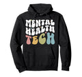 Mental Health Tech Groovy Mental Health Hoodie - Graphic Print for Adults - T-Shirt, Sweatshirt, Hoodie