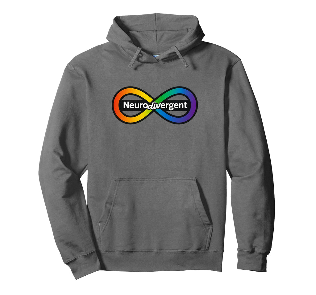 Neurodivergent Infinity Pride Symbol Hoodie - Custom Art Print Unisex - T-Shirt, Sweatshirt, Hoodie