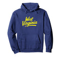 Script West Virginia Hoodie - Unique Graphic for Adults - T-Shirt, Sweatshirt, Hoodie