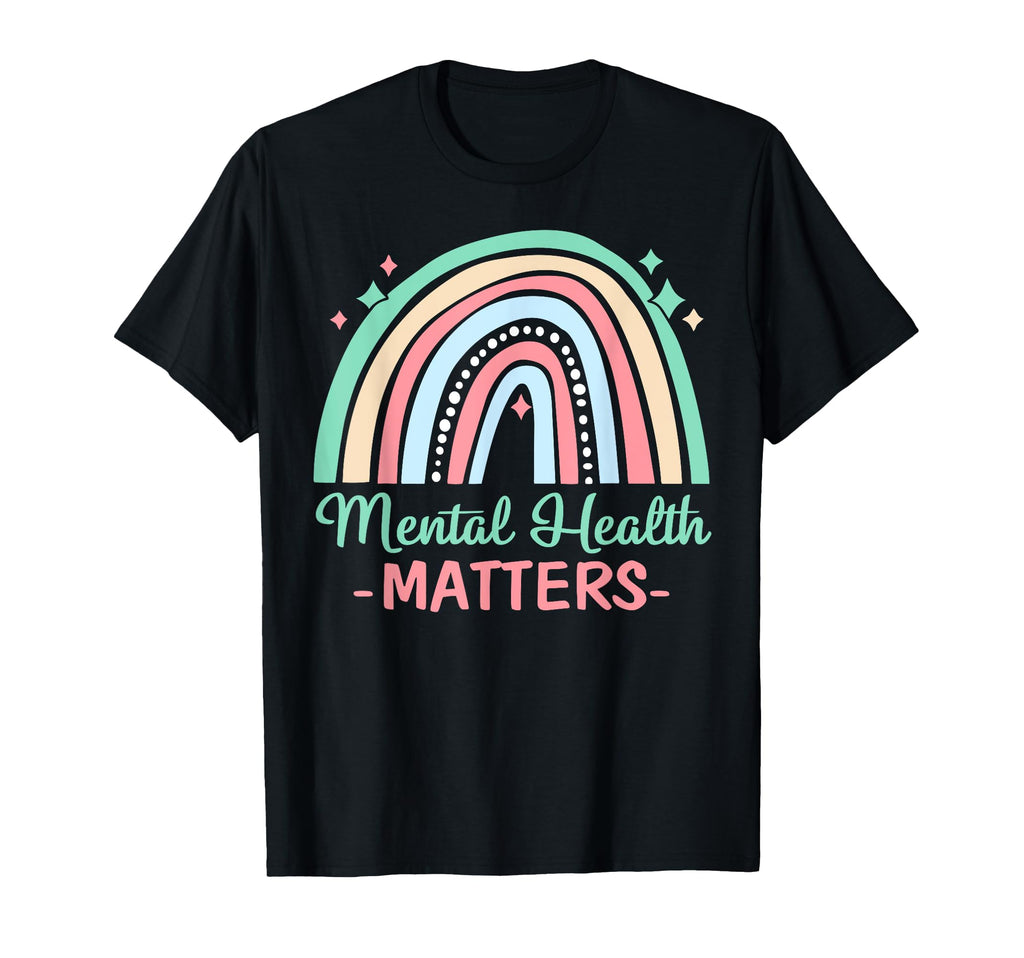 Mental Health Matters Brain T-Shirt - Casual Everyday Wear for Adults - T-Shirt, Sweatshirt, Hoodie