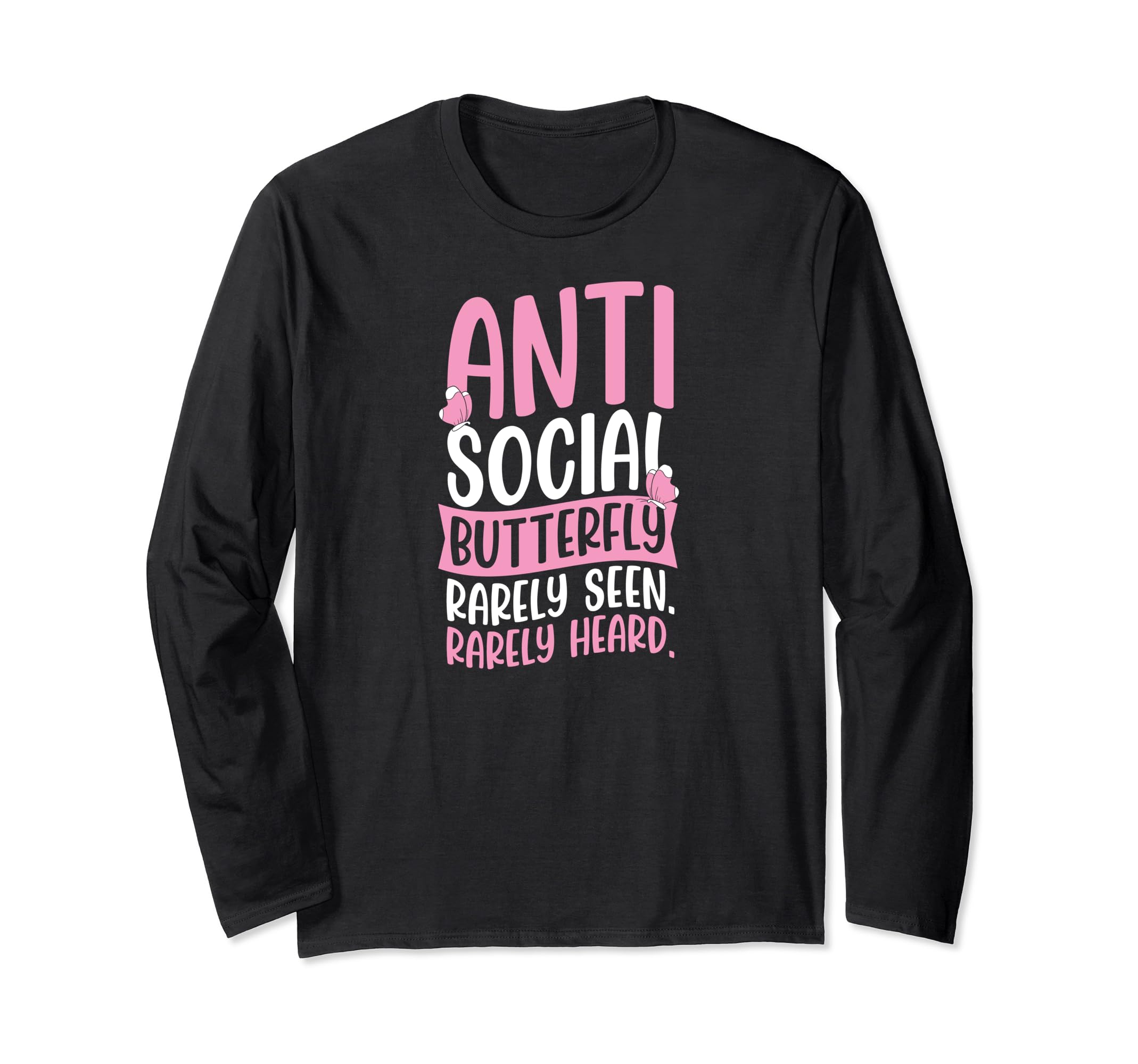 Antisocial Butterfly Rarely Seen T-Shirt - Aesthetic Graphic Men Women - T-Shirt, Sweatshirt, Hoodie