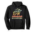 New Hampshire 70S 80S Nature Hoodie - Custom Art Print Men Women - T-Shirt, Sweatshirt, Hoodie