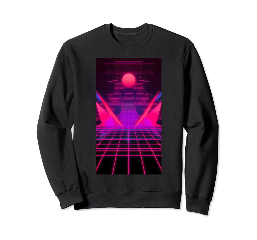 Retrowave 80S Vaporwave Synthwave Sweatshirt - Unique Graphic for Adults - T-Shirt, Sweatshirt, Hoodie