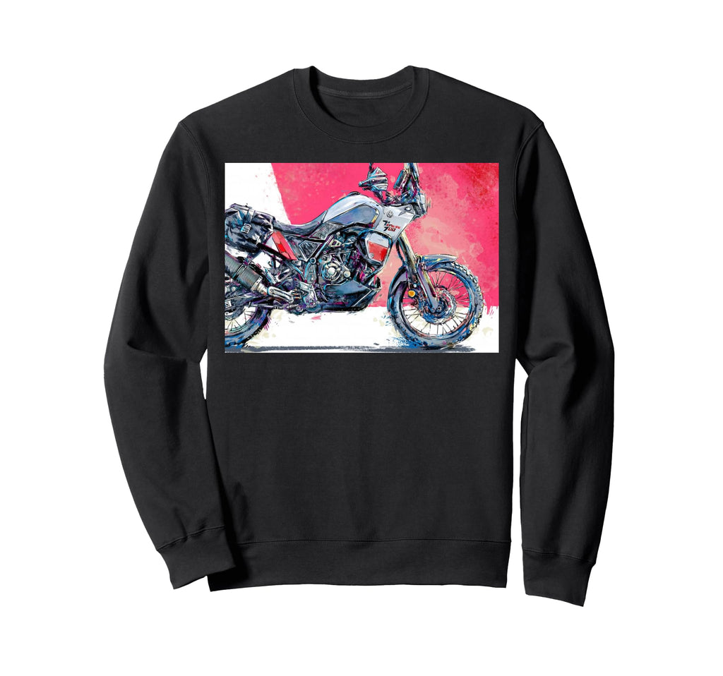 Tenere T7 Adventure Bike Enduro Sweatshirt - Custom Art Print for Adults - T-Shirt, Sweatshirt, Hoodie