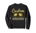 Custom Motorcycle Biker Goggles Sweatshirt - Graphic Print Unisex - T-Shirt, Sweatshirt, Hoodie