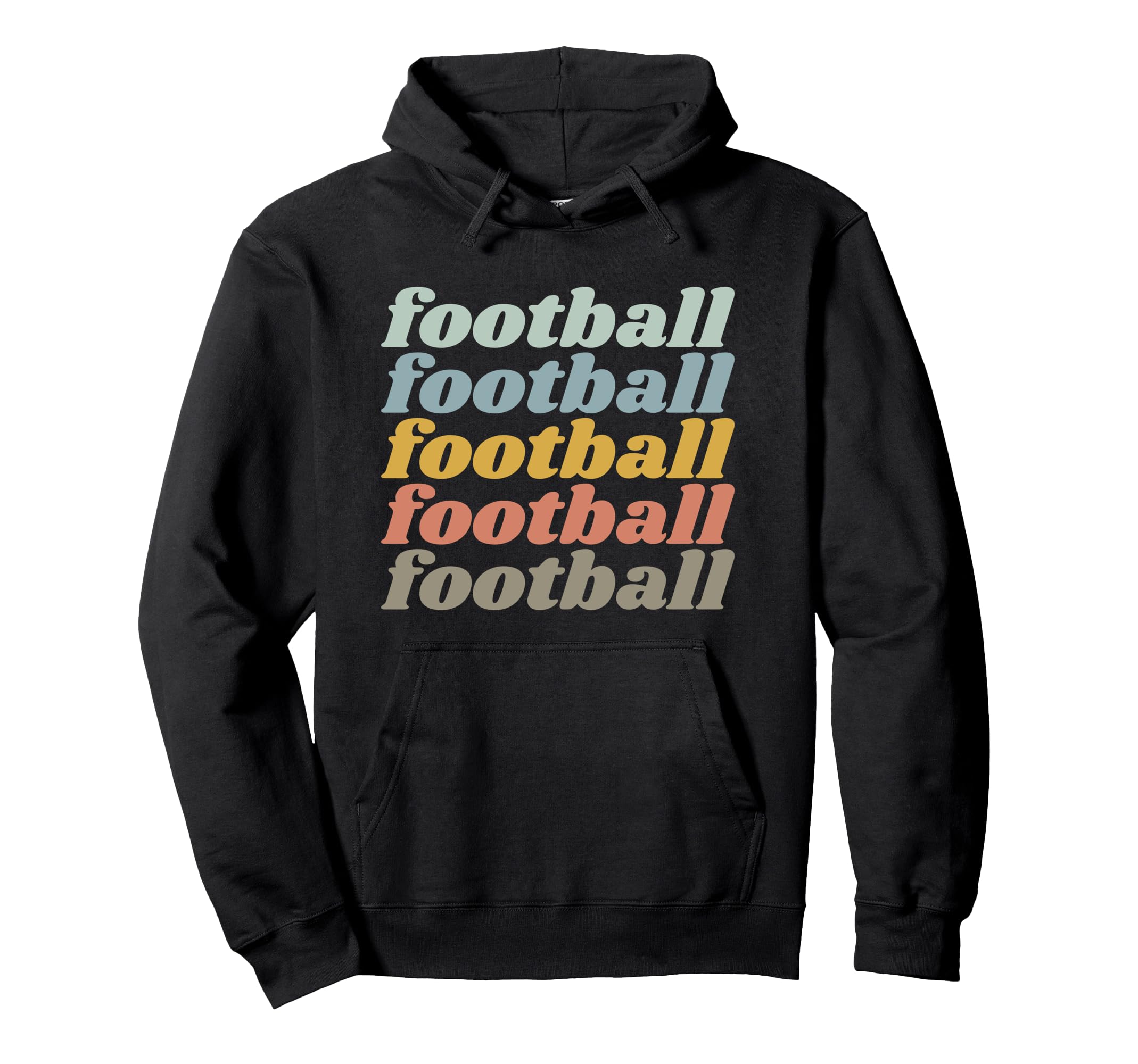 Simple Football Lovers And Fans Text Hoodie - Streetwear Style for Adults - T-Shirt, Sweatshirt, Hoodie