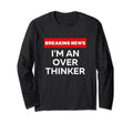 Im Overthinker Funny Sarcastic T-Shirt - Aesthetic Graphic for Adults - T-Shirt, Sweatshirt, Hoodie