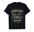 Motorcycle Distressed T-Shirt - Novelty Apparel for Adults - T-Shirt, Sweatshirt, Hoodie