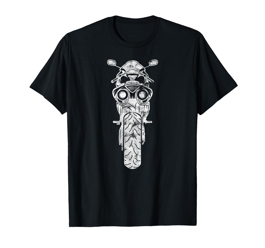 Motorbike Biker Motorcycle Shop Hoodie - Minimalist Print Unisex - T-Shirt, Sweatshirt, Hoodie