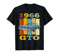 66 1966 Gto Silhouette Muscle Car T-Shirt - Streetwear Style for Adults - T-Shirt, Sweatshirt, Hoodie