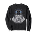 Irish Setter Wearing Motorcycle Sweatshirt - Minimalist Print Men Women - T-Shirt, Sweatshirt, Hoodie