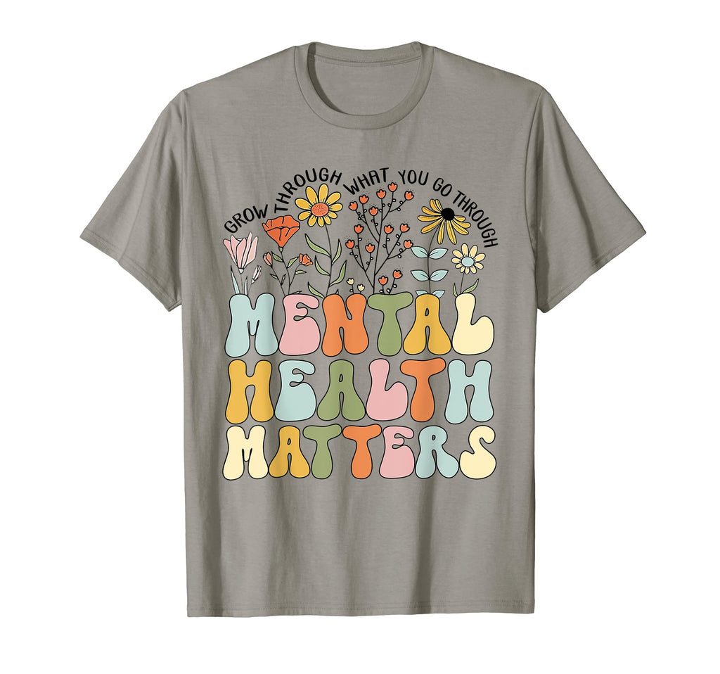 Grow Through What You Go Through T-Shirt - Aesthetic Graphic Men Women - T-Shirt, Sweatshirt, Hoodie