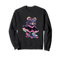 Roller Skating Funny Bear Skater Sweatshirt - Trendy Graphic for Adults - T-Shirt, Sweatshirt, Hoodie