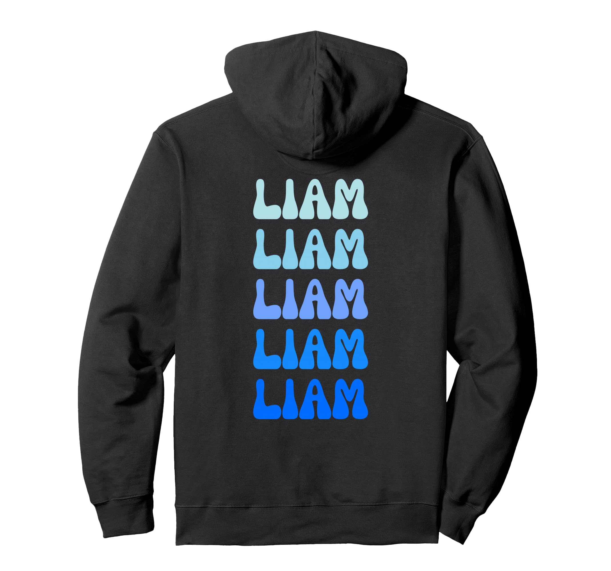 Liam Name Stack Hoodie - Casual Everyday Wear Unisex - T-Shirt, Sweatshirt, Hoodie