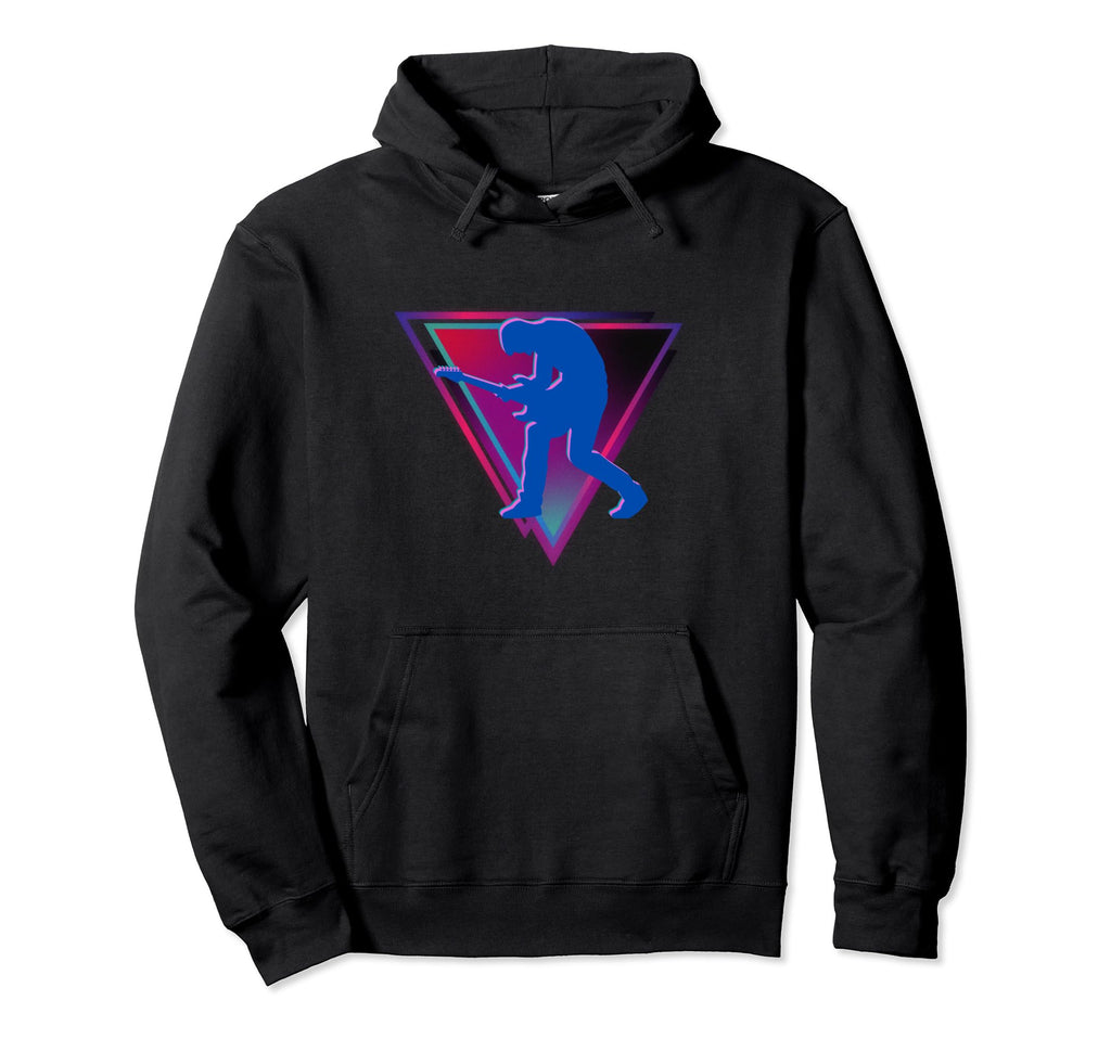 Retrowave Guitar Shredding 1980S Hoodie - Trendy Graphic for Adults - T-Shirt, Sweatshirt, Hoodie