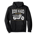 Motorcycle Biker Girlfriend Wife Ride Hoodie - Custom Art Print Men Women - T-Shirt, Sweatshirt, Hoodie