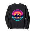 Palm Tree Vinyl Record Vaporwave Sweatshirt - Novelty Apparel Men Women - T-Shirt, Sweatshirt, Hoodie