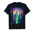 80S Inspired City Outrun Sunset T-Shirt - Streetwear Style Men Women - T-Shirt, Sweatshirt, Hoodie