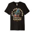 Hotrod Heaven Muscle Car Garage Usa Car T-Shirt - Minimalist Print Unisex - T-Shirt, Sweatshirt, Hoodie
