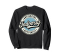 Indoorsy Antisocial Butterfly Sweatshirt - Fun Novelty Design for Adults - T-Shirt, Sweatshirt, Hoodie