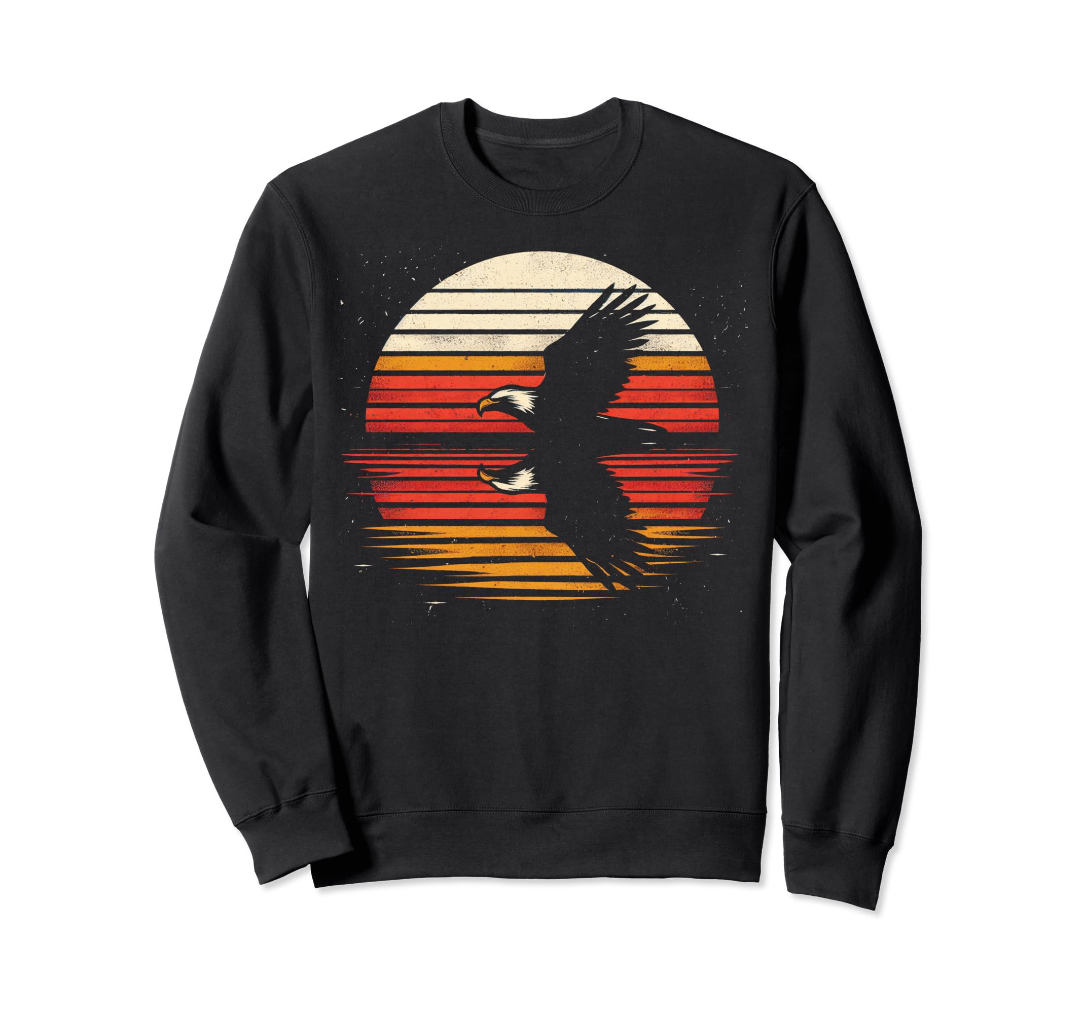 Eagle Bird Sunset Safari 70S Sweatshirt - Graphic Print Men Women - T-Shirt, Sweatshirt, Hoodie