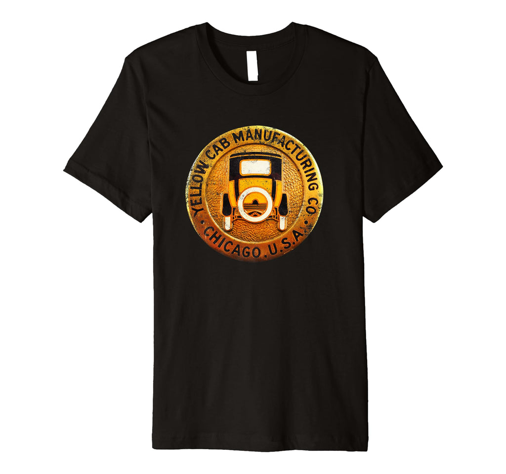 Car Yellow Cab Manufacturing Co T-Shirt - Aesthetic Graphic for Adults - T-Shirt, Sweatshirt, Hoodie