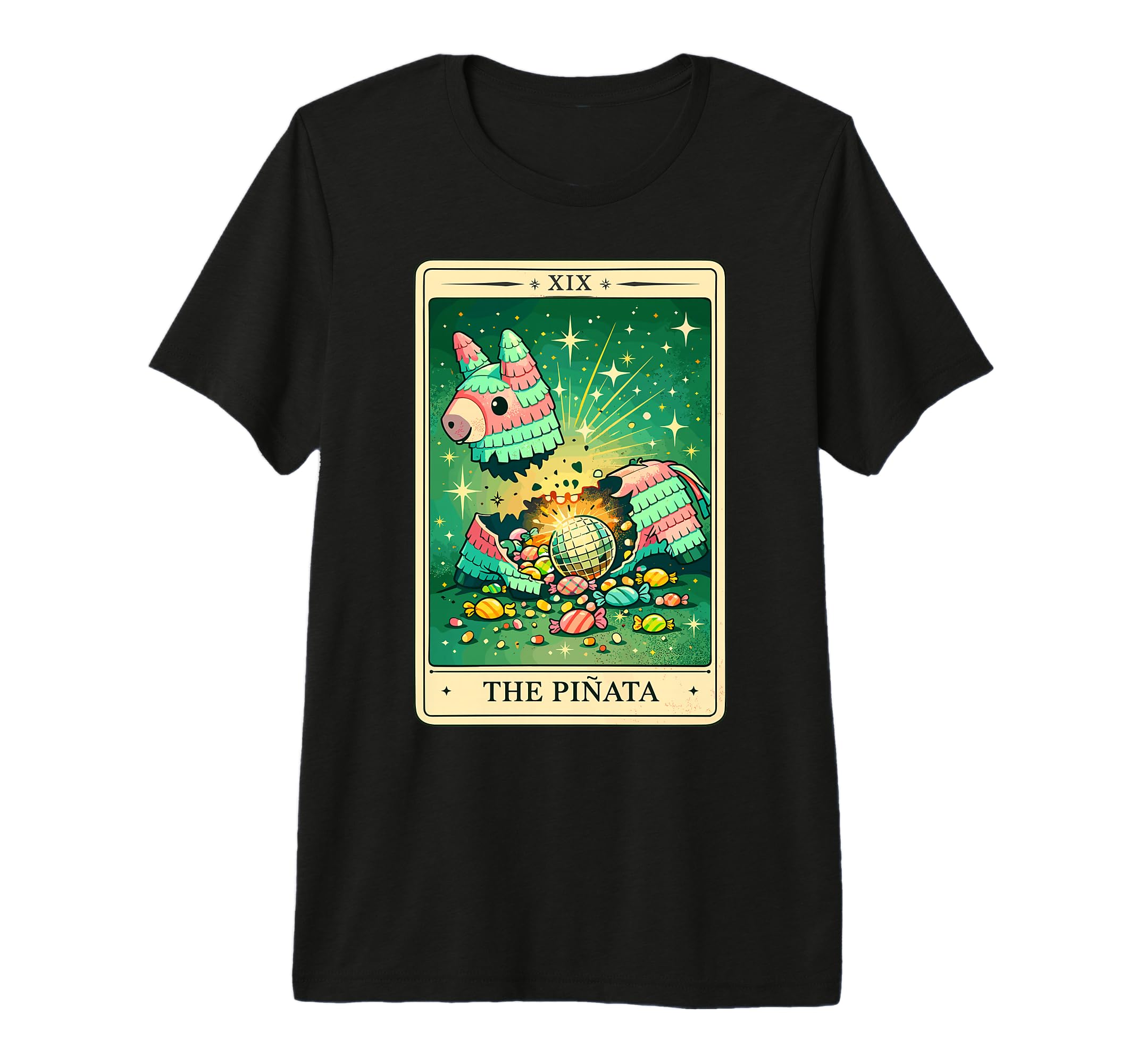 Pi Ata Tarot Card Xix Disco Ball T-Shirt - Custom Art Print for Adults - T-Shirt, Sweatshirt, Hoodie