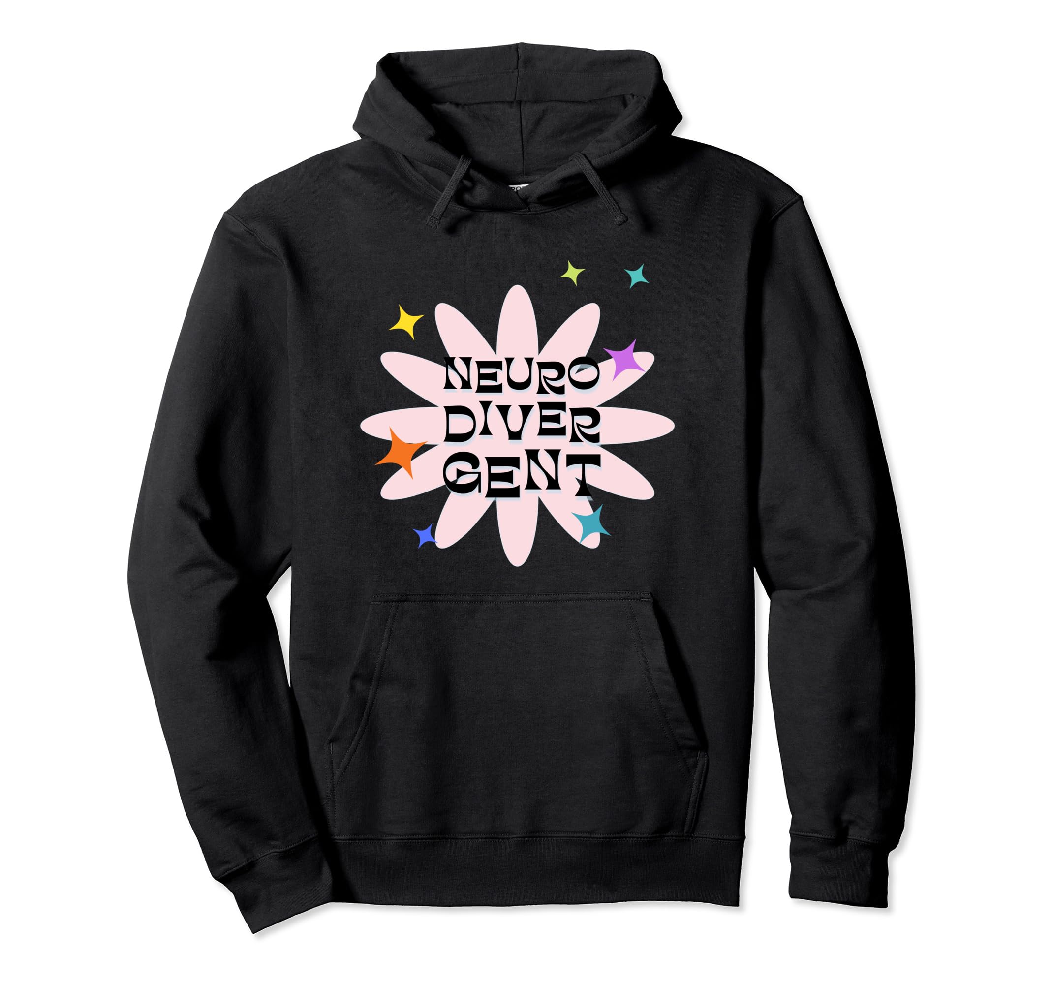 Neurodivergent Asd Adhd Add Autism Pride Hoodie - Unique Graphic Men Women - T-Shirt, Sweatshirt, Hoodie