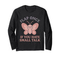 Anti Social Butterfly Introvert Meme T-Shirt - Novelty Apparel for Adults - T-Shirt, Sweatshirt, Hoodie